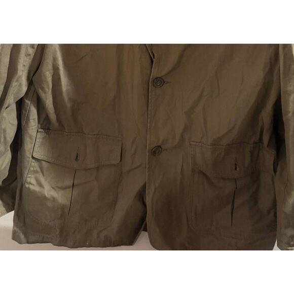 Madison Creek Outfitters Jacket Womens Large Green Notch Lapel Single Breasted - Picture 2 of 7